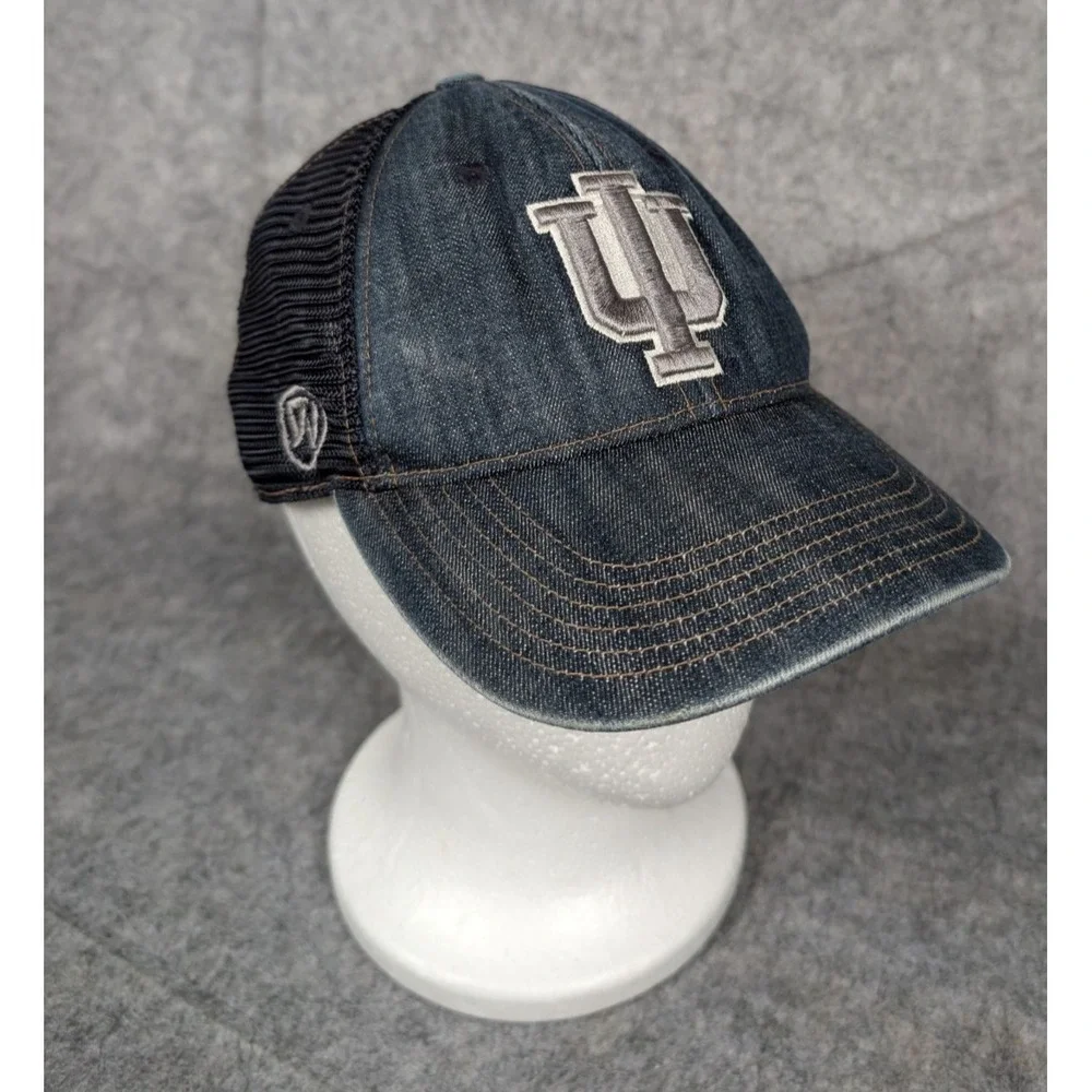 Indiana Hoosiers | NCAA | Navy | Top of the‎ World | Script | Memory Fit